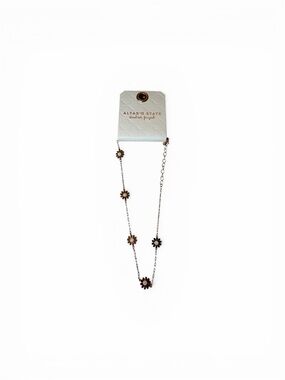 NWT ALTAR'D STATE Daisy And Pearl Centered Charms Gold Plated